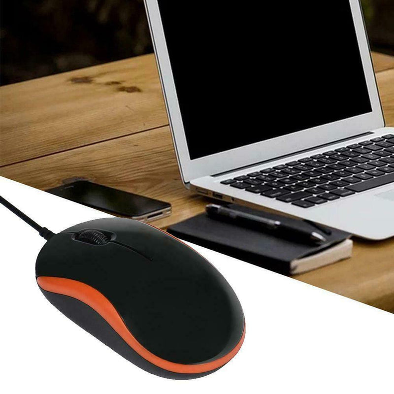 CHEAP Optical USB LED Wired Mini Home Office Mouse For PC Laptop Mice V8M4