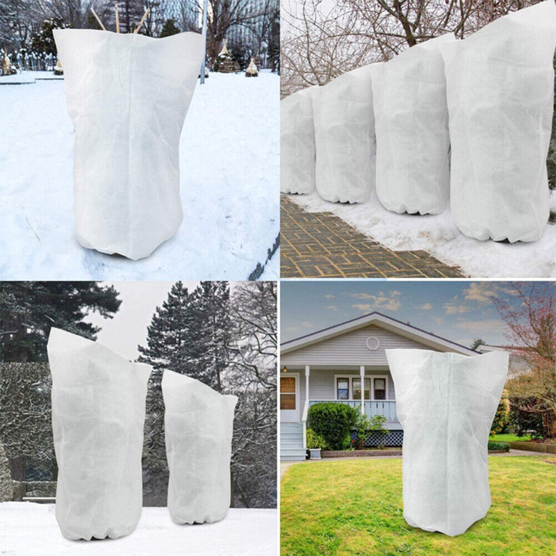 Tree Shrub Plant Protection Cover Fabric for Winter Plant Against Cold (L)