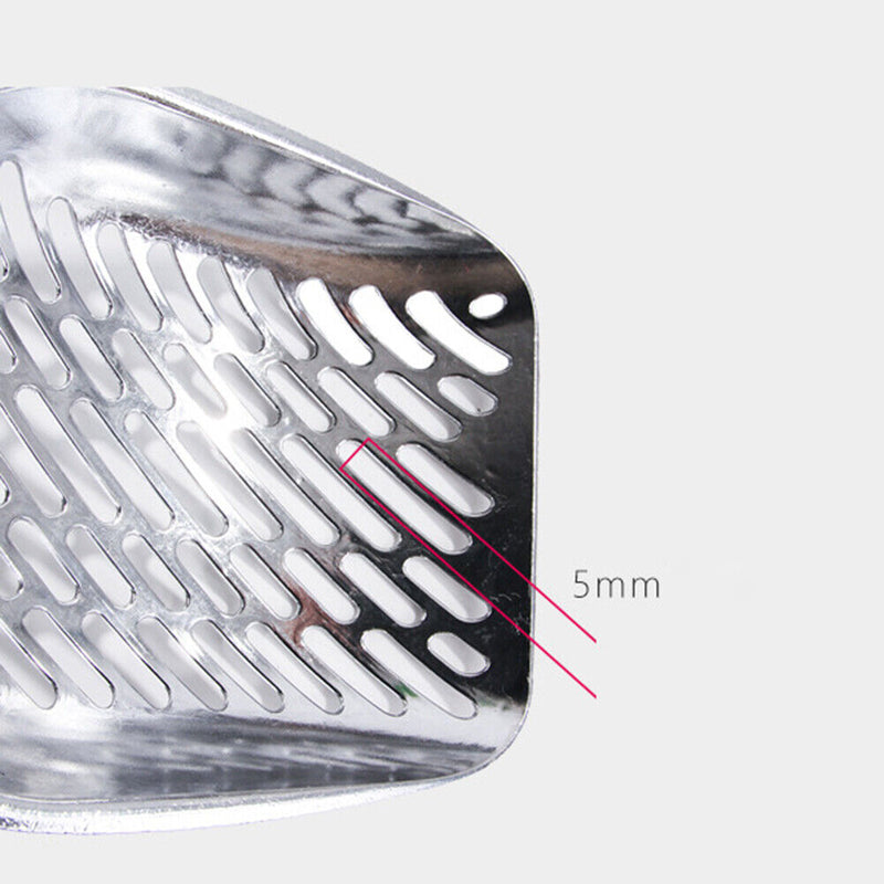 Aluminum Alloy Cat Litter Shovel Kitten Sand Scoop Metal Pet Poo Cleaning Too