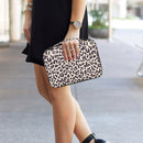 #A Watch Organizer Box Leopard Print Storage Case for Garmin Fenix 7 Series Pouc
