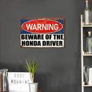 Warning Sheet Metal Drawing Metal Painting Tin Wall Home Poster Bedroom Sign