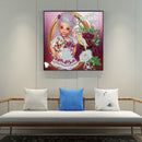 Diamond Painting Cartoon Girl Partial Special Drill Rhinestone Kit (EP004) Newly