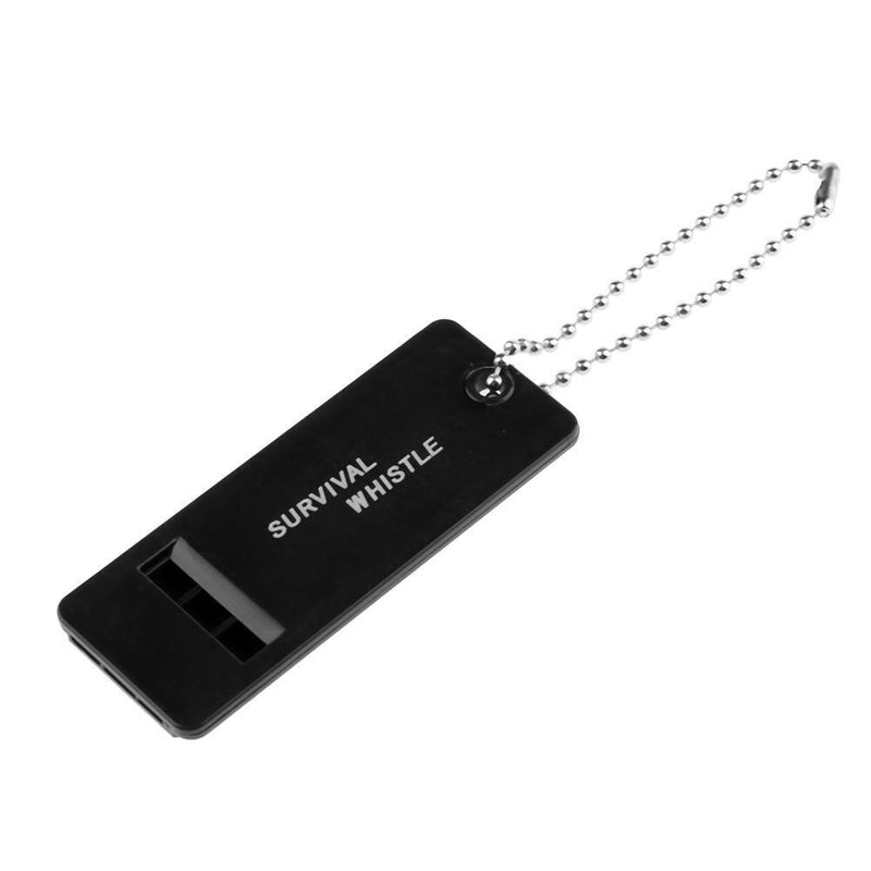 6pcs 3-Frequency Sound Outdoor Survival Whistles Emergency Rescue Kit