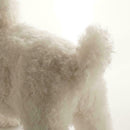 Realistic White Teddy Dog Simulation Dog Puppy Lifelike Handmade Stuffed H9V0