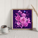 5D DIY Diamond Painting Kits Rose Full Round Diamond Picture Wall Decoration