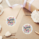 500pcs Per Roll Sealing Label Stickers Thank You Tags Office School Stationery