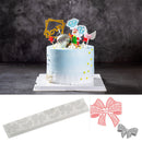 Lace Silicone Sugarcraft Mold Fondant Mat Pastry Cake Decorating Tools (D) Newly