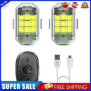 Waterproof 2.4G Remote Control 7 Colors Signal Strobe Light for Drone (2set