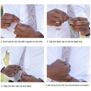 Stainless Steel Practical Necktie in Place Tie Clip Shirt Tie Clips Tie Fixed