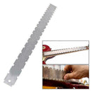 1* Aluminum Guitar Neck Notched Straight Edge Guitar A4M3 Ruler Fretboard G3T4