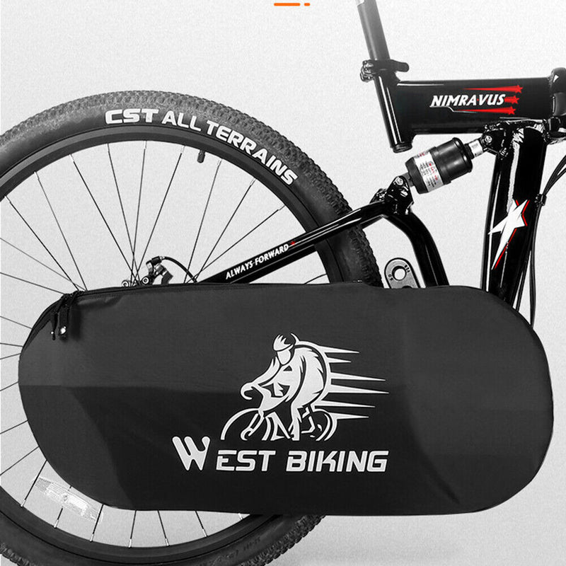 Bike Crankset Cover Polyester Bike Chain Cover Waterproof Outdoor Bicycle Cover