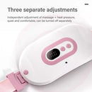 Menstrual Heating Pad Belly Wrap Belt Vibrating Massage with 3 Heat Levels: