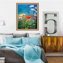 Pictures Frame for Diamond Painting Oil Paint DIY Self-adhesive (Brown)