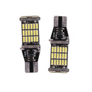 T15 W16W LED Car Reverse Turn Signal  Light Bulb 4014 45SMD Bulb (Yellow)
