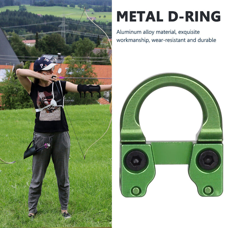 Archery Release D Ring Buckle for Fixing Bowstring Point Compound Bow D Loop