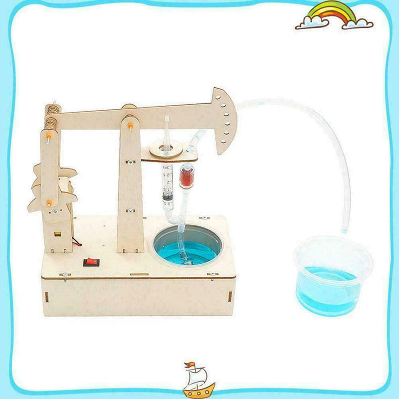 Handmade For kids diy technology pumping unit stem toys T4E3 science U H7A1