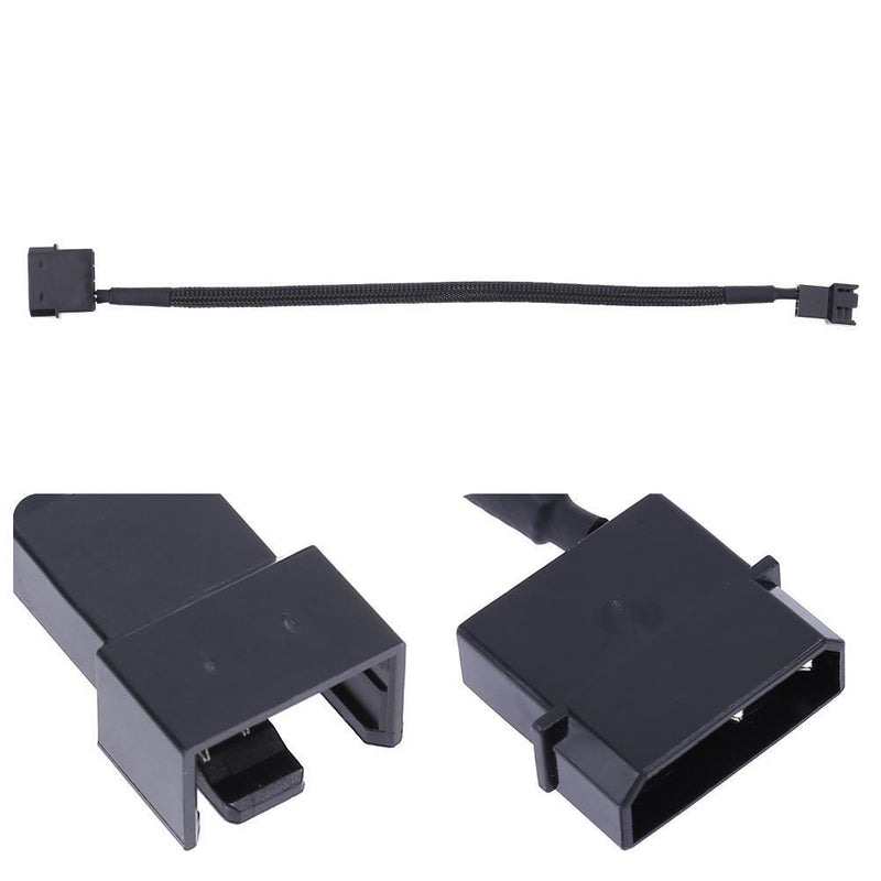 4pin IDE Molex to 1-Port 3Pin/4Pin Cooler Cooling Fan Splitter Power Cable