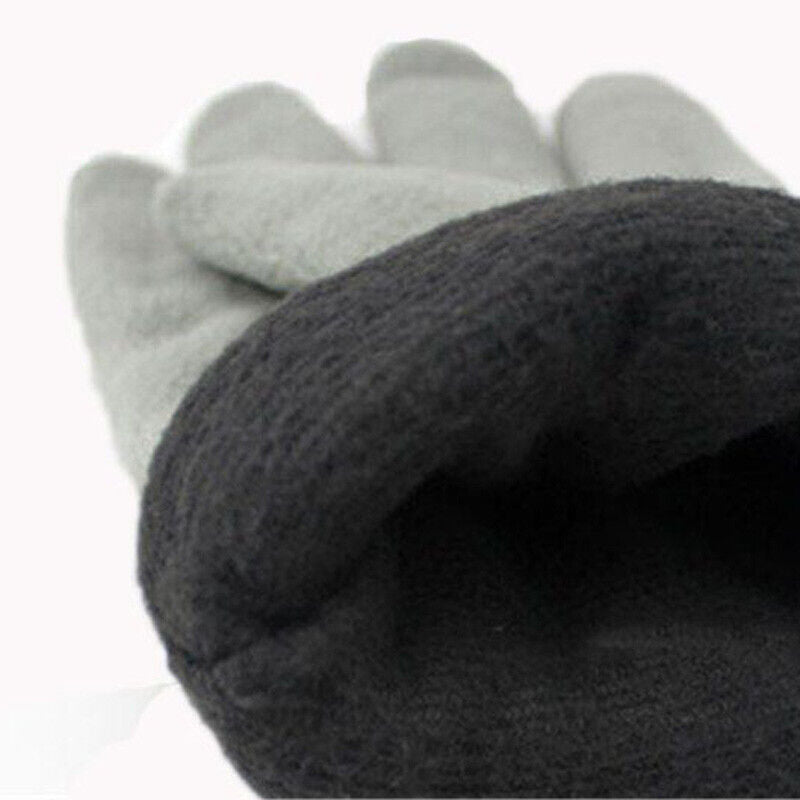 Men Winter Warm Fleece Thermal Motorcycle Ski Snow Snowboard Gloves Blue