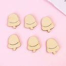Decoration Hedgehog Mushroom Scrapbooking Wooden Craft Squirrel Leaves Shape