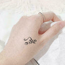 Black Heart Pattern Removable Waterproof Temporary I5D3 Tattoo Stickers B3B3