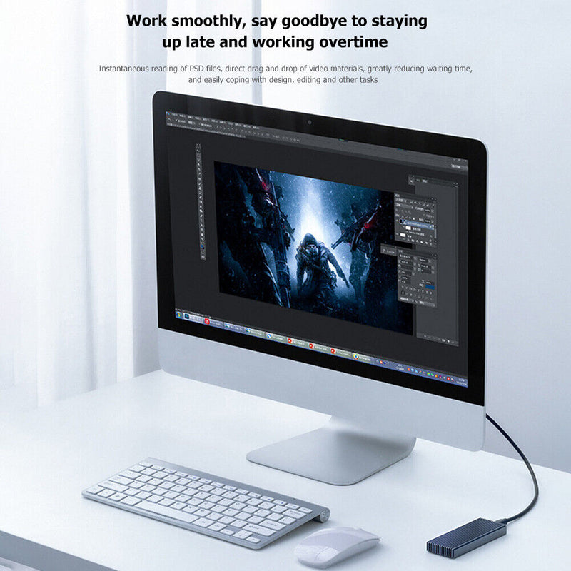 ORICO 20Gbps USB 3.2 Mobile SSD Case High Speed M.2 NVMe Solid State Drive Box