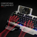 Widewing Gaming Keyboard with Phone Stand Holder PK-900 USB104 Buttons Background
