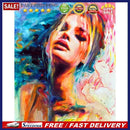Painting By Numbers Kit DIY Women Canvas Oil Wall Picture for Living Room Art