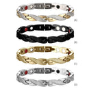 Twisted Dragon Magnetic Therapy Couple Bracelet Detachable Bangles (Black)