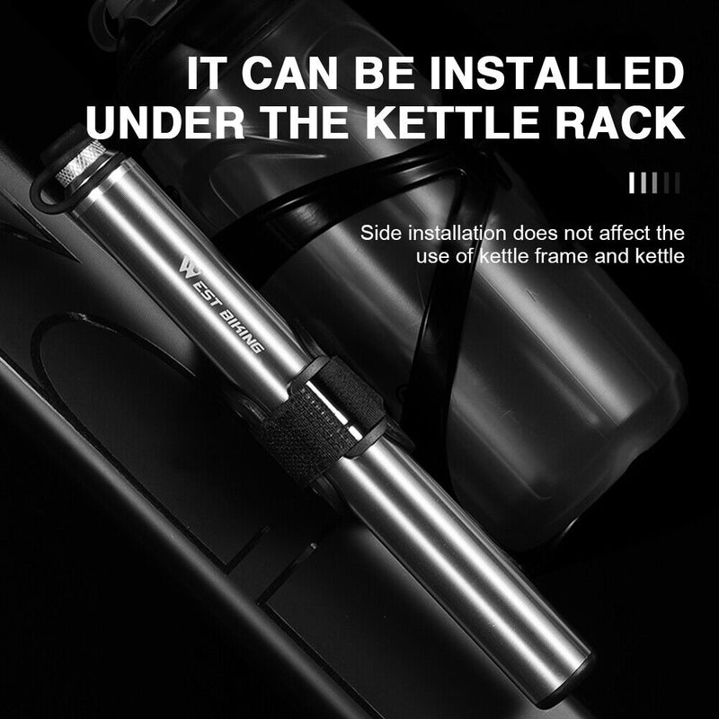 WEST BIKING Bicycle Air Pump 160PSI MTB Bike Presta Schrader Valve Pants Pump