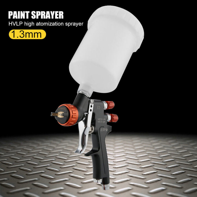 Car Paint Sprayer HVLP High Atomization Spray Gun Gravity Coating Airbrush Newly
