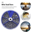 205pcs Open Bite  Set Fishing Lure Biting Round Plumb Fishing Tackle Newly