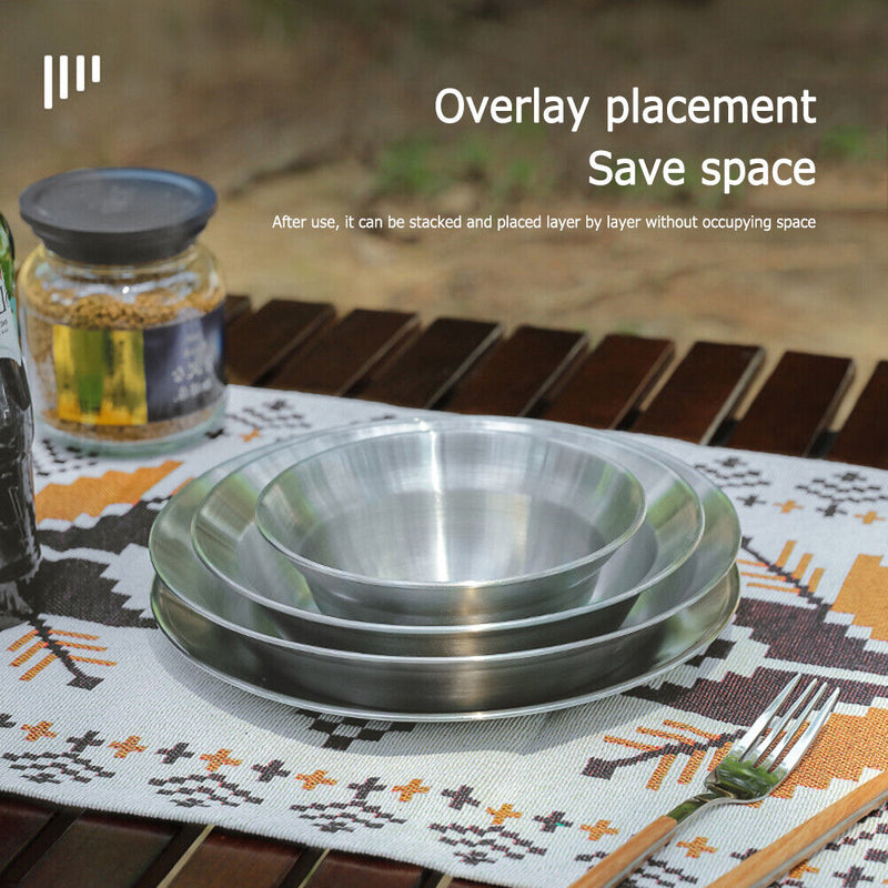 4pcs/set Large Capacity Picnic Bowl Bowl Large Capacity Multipurpose