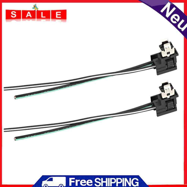 2pcs Car Halogen Lamp Headlight Socket Harness H1 Connector Plug Adapter Wire