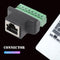 RJ45 Ethernet Female to 8 Pin Screw Terminal Adapter Connector for CCTV DVR