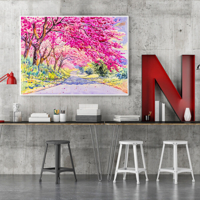 Frameless Oil Paint By Numbers Wall Art Posters Picture Craft Gift Home Decor