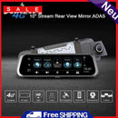 10in 1080P 4G WiFi Android 5.1 Car Rear View DVR Camera Video Recorder Dash C