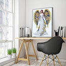 5D Girl Dream Diamond Painting Luminous Special Shape Partial Drill V048 Newly