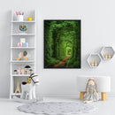 DIY Digital Picture Quiet Tunnel Frameless Oil Painting By Number Handicrafts