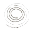 Love Heart for Women Foot Bracelets Anklets Women Plated Anklet Feet Jewelry