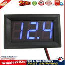Two-wire 0.56 inch DC 4.5V to 30V Digital Voltmeter Voltage Meter (Blue) Newly