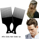 Tooth Plastic  Styling Tool  Hairdressing Curly Hair Brush Salon  Afro Comb