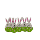 Hanging Easter Rabbit Easter Decorations Easter Wood Chips Hanging Ornaments
