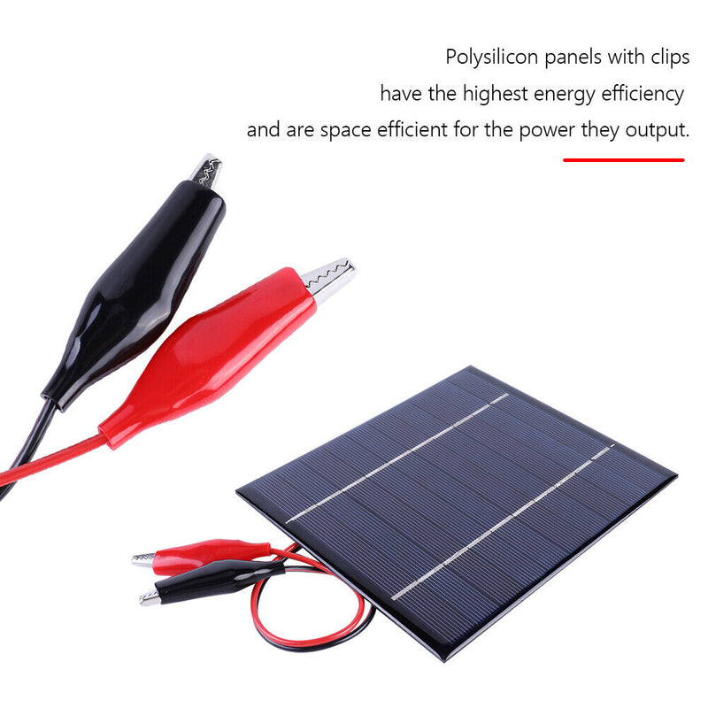 Outdoor Hiking Waterproof Solar Panel 5W Portable Solar Charger Power Bank