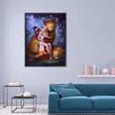 Cat Elf Full Diamond Painting DIY 5D Round Drill Rhinestones Wall Picture