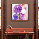 Handmade DIY Full Round Drill Diamond Painting 5D Dandelion Poster Kit