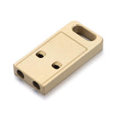 Double Pipe Whistle Keychain Cheerleading Survival Whistle Emergency Multi Tool