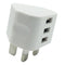 Dual USB UK Mains Wall Charger Charger Adapter USB Receiver Adapters 3 Pin Plug