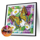 #A Partial Special Shaped Drill Diamond Mosaic Butterfly Series Kit Rhinestone D