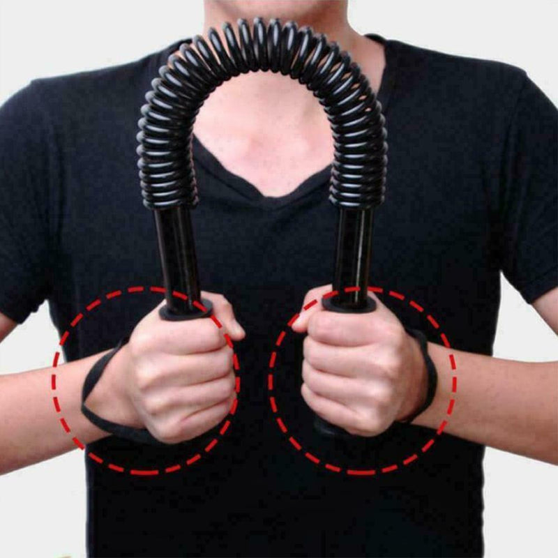 Flexible power Twister Stretch Chest Spring steel Bendy Bar 54cm I1P4 20kg K3Q0