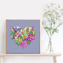 5D DIY Part Special Shaped Drill Diamond Flowering Straw Drawing MX058 Newly